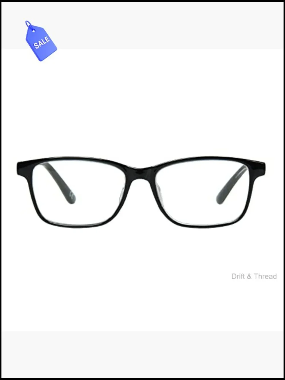 Anti-fog Blue Light Reading Glasses Rectangular Spring Hinges
